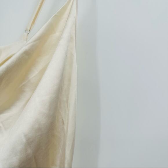 4th + Reckless | Midi Satin Slip Dress Size 6 Tall - Picture 5 of 8